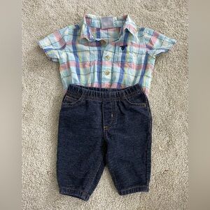 Baby Boy Wrangler & Carter’s Outfit
